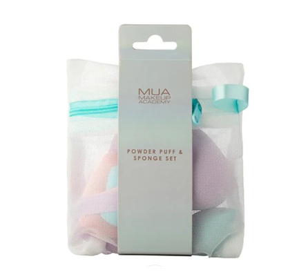 POWDER PUFF & SPONGE SET